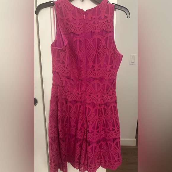 Raspberry Pink Adelyn Rae Dress - Picture 3 of 4